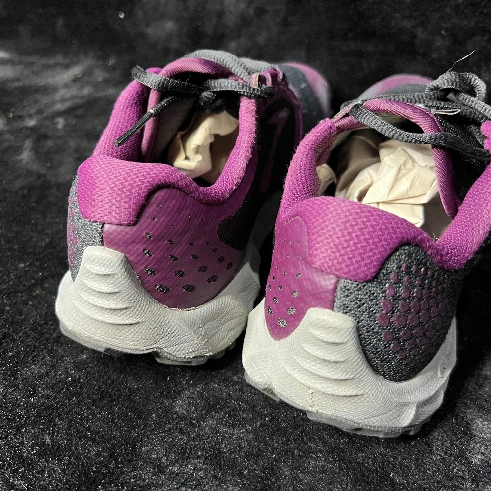 Brooks Pure Grit 7 1202801B080 Womens 7 Running Shoes Black Purple Sneakers‎